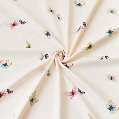 Flattertanz hell (Schmetterling) | Jersey &amp; French Terry (BIO)