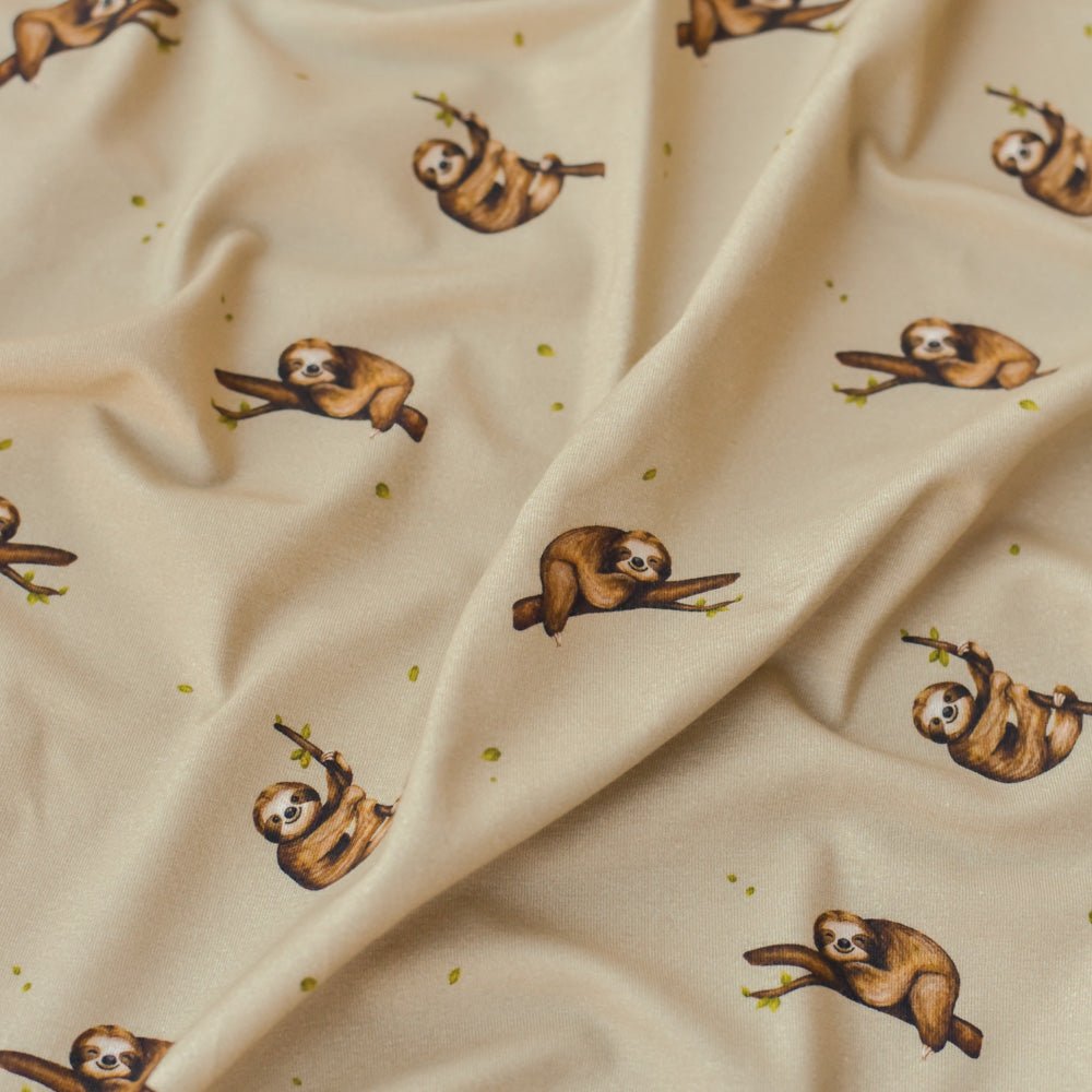 Frieda die Faule dunkel (Faultier) | Jersey & French Terry (BIO)