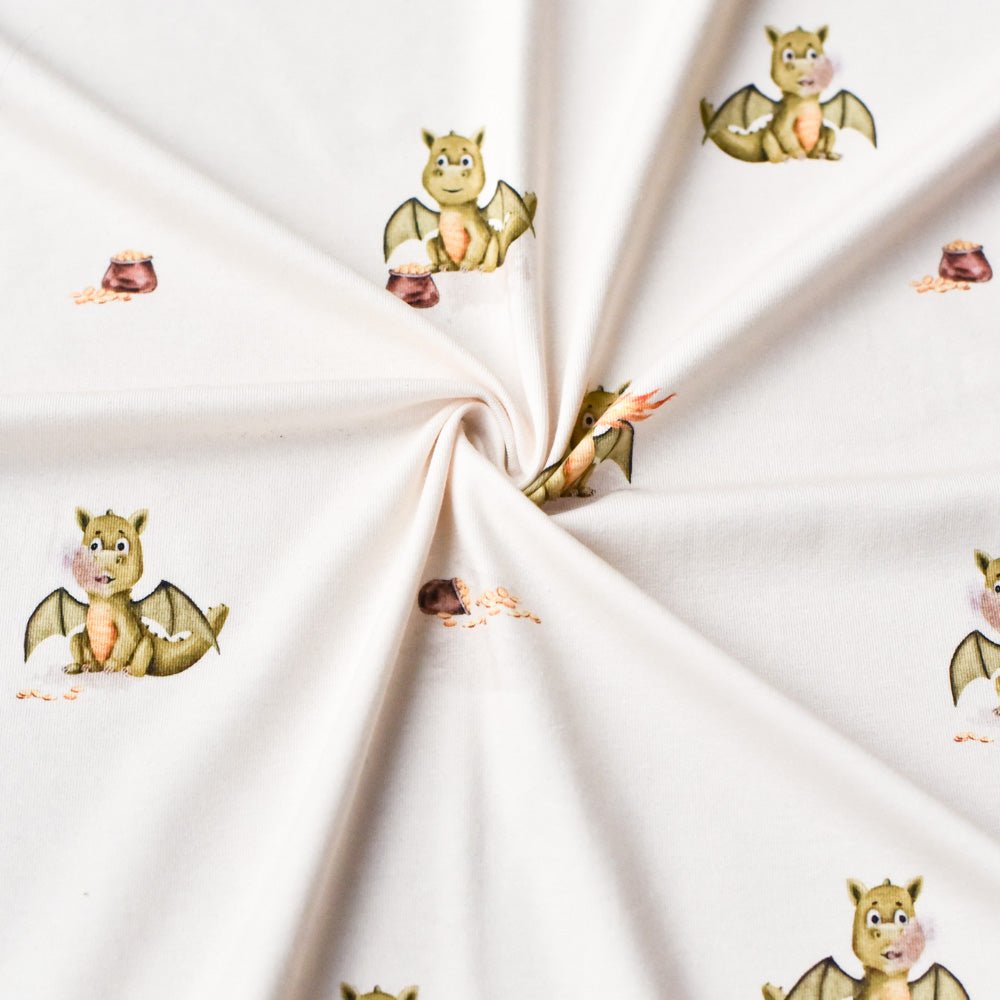 Fumo der Feuerspucker hell (Drache) | Jersey & French Terry (BIO)