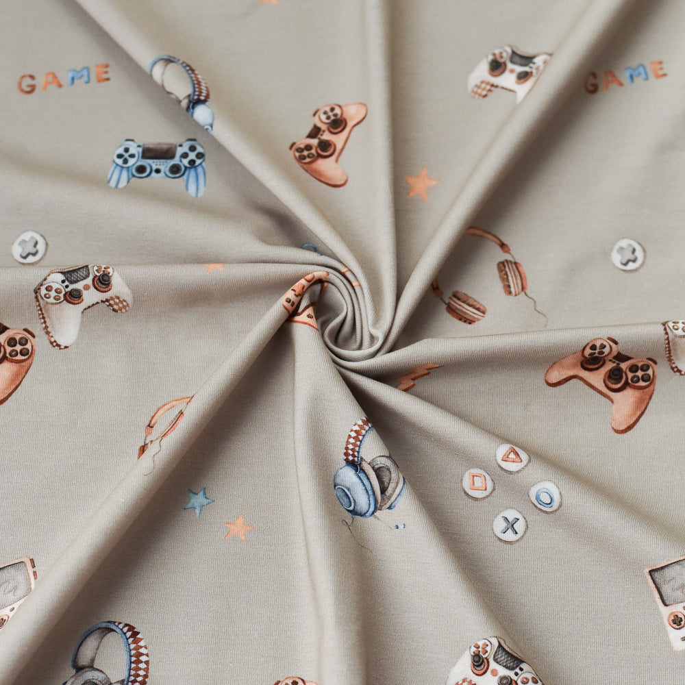 Game on braun | Jersey & French Terry (BIO)