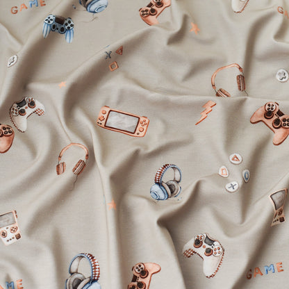 Jersey &amp; French Terry (BIO) | Game on braun