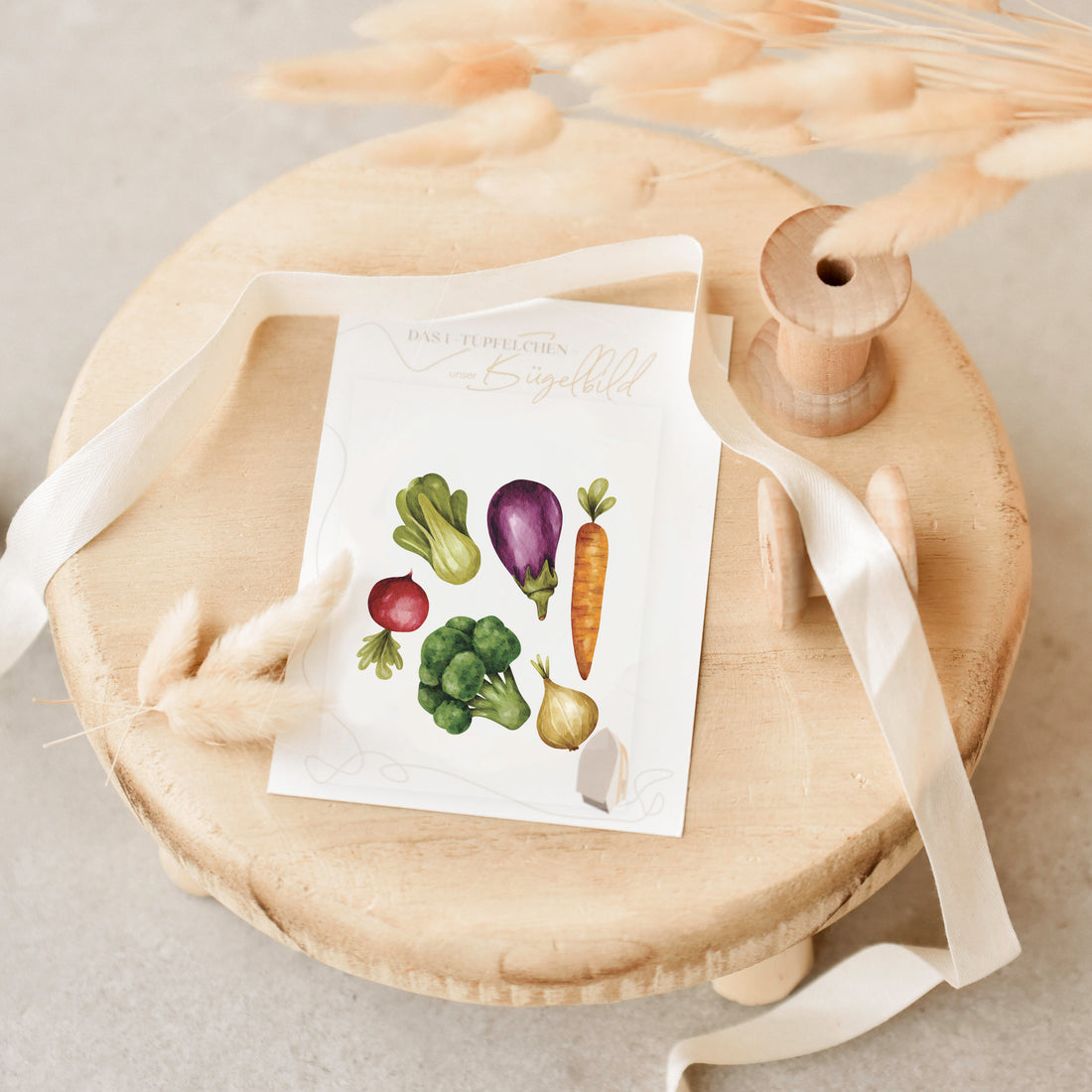 Bügelbild | Gemüsegarten