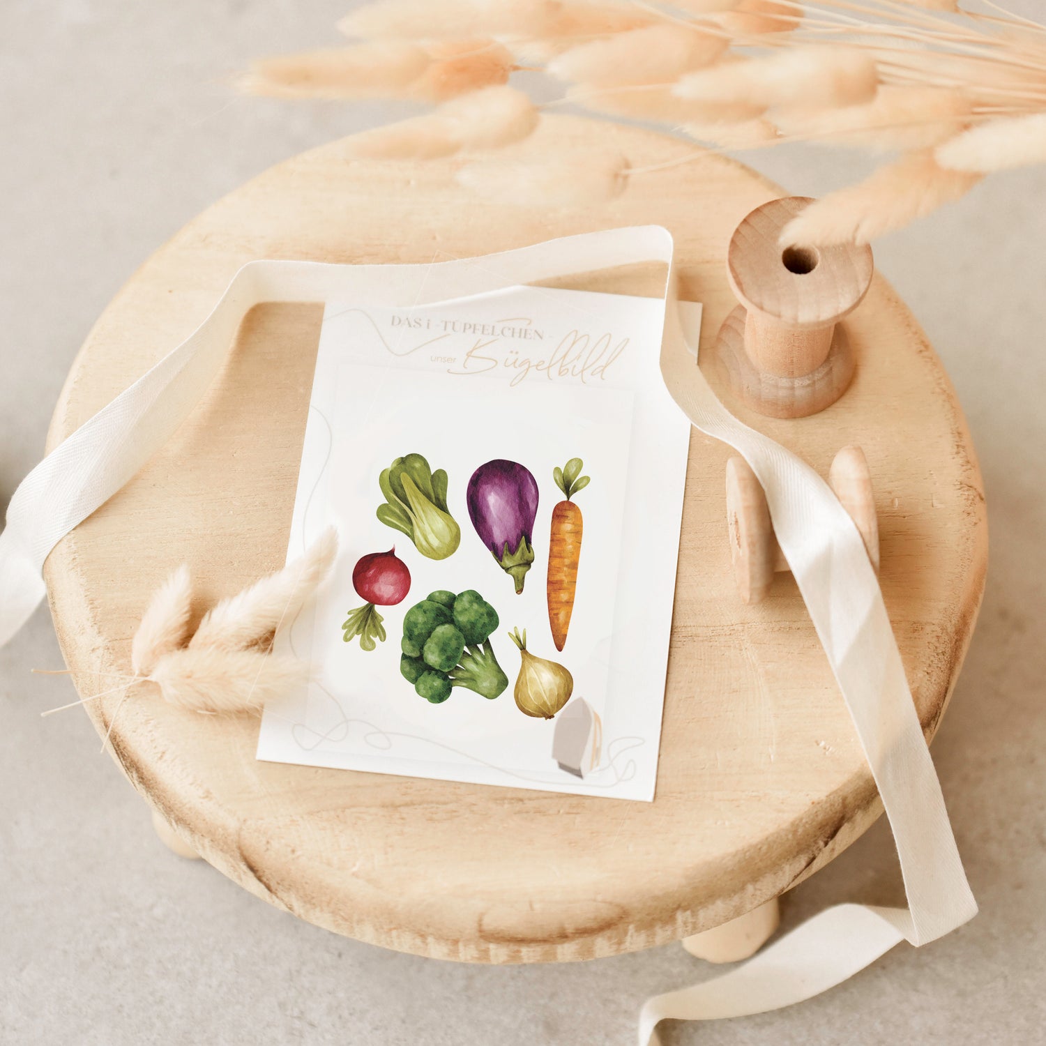 Bügelbild | Gemüsegarten