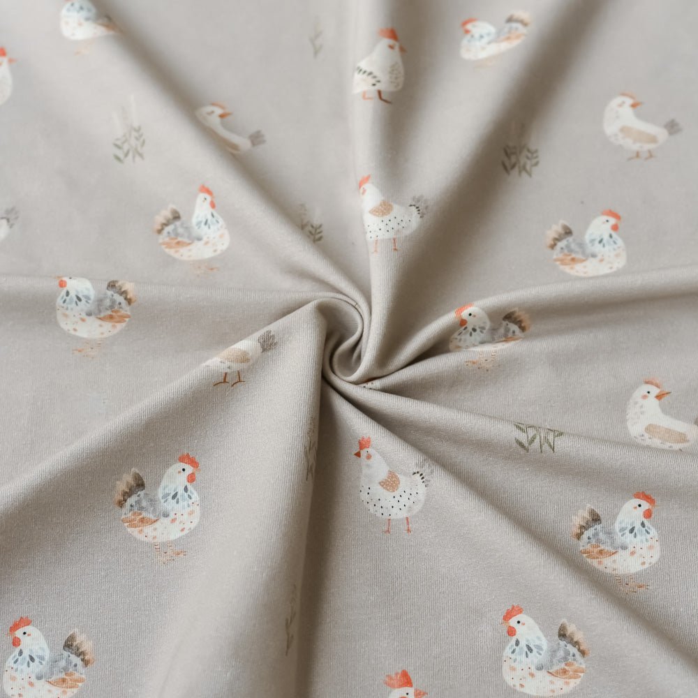 Henrietta Henne dunkel (Huhn) | Jersey &amp; French Terry (BIO)