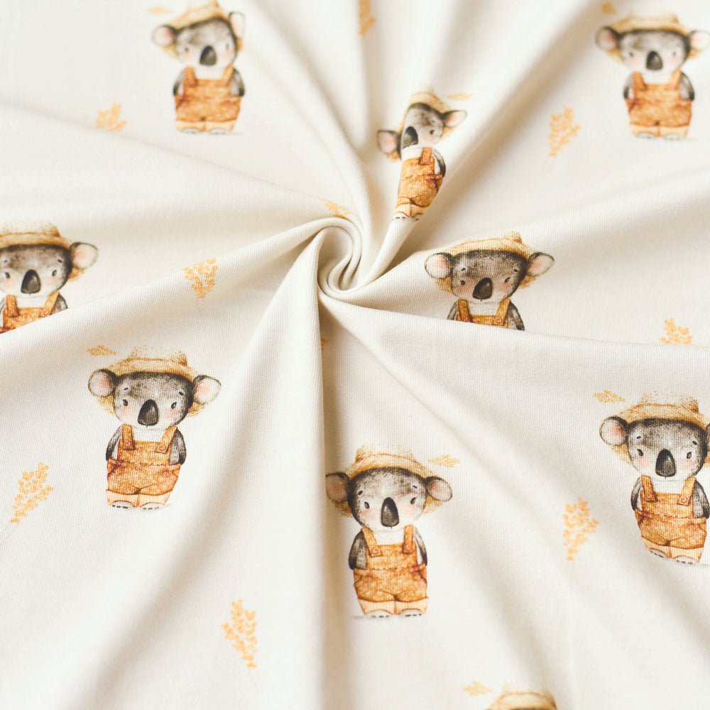 Hucklbärli hell (Koala) | Jersey & French Terry (BIO)