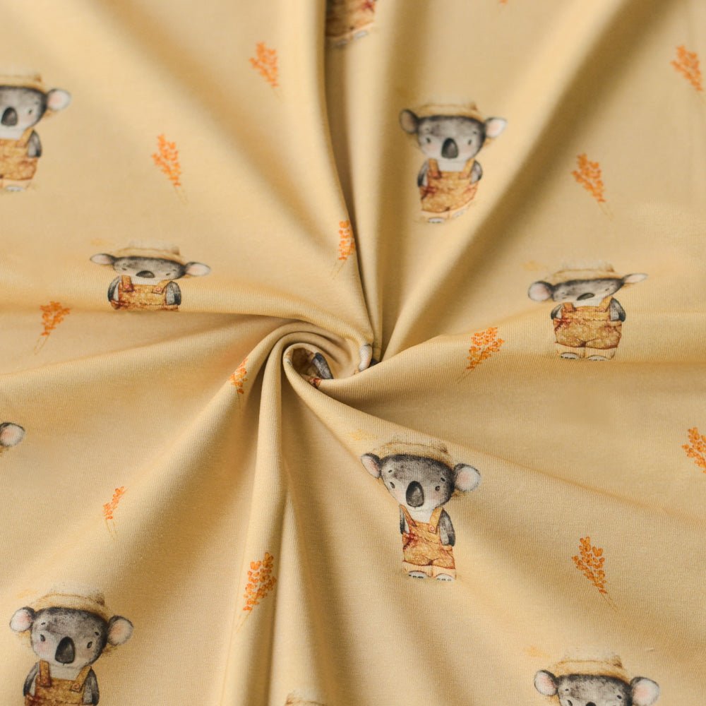 Hucklbärli dunkel (Koala) | Jersey & French Terry (BIO)