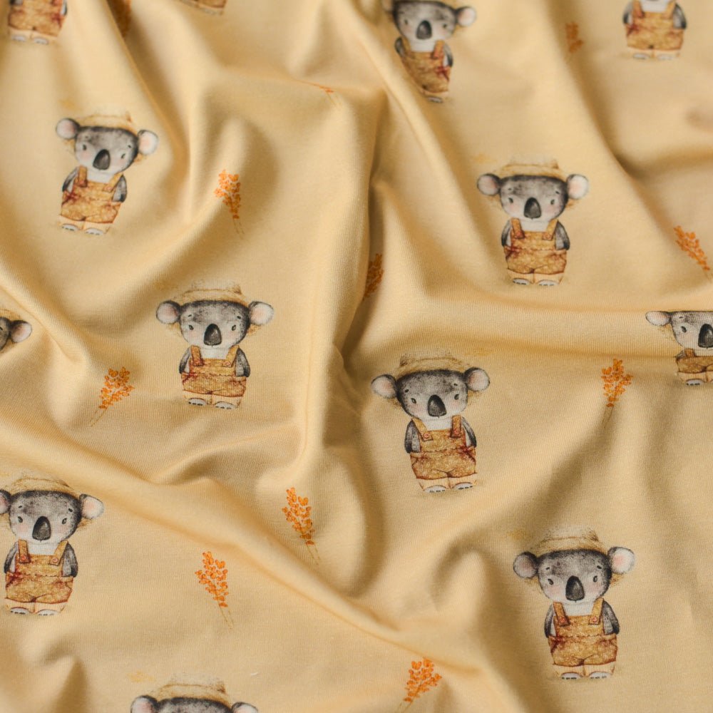 Hucklbärli dunkel (Koala) | Jersey & French Terry (BIO)