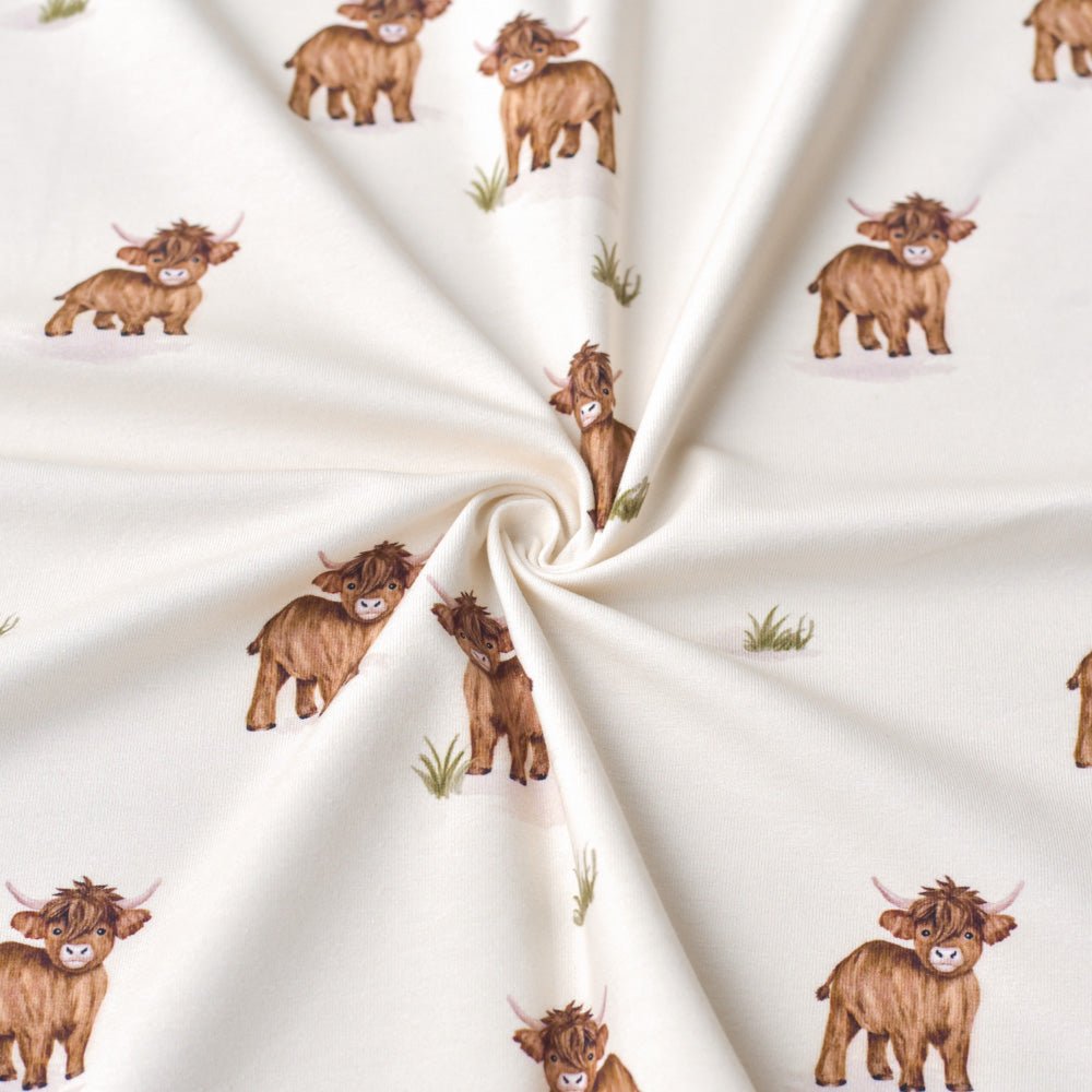 Locke der Lässige hell (Hochlandrind) | Jersey & French Terry (BIO)