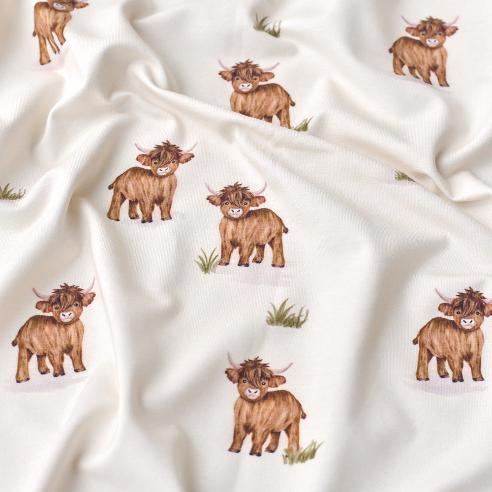 Locke der Lässige hell (Hochlandrind) | Jersey & French Terry (BIO)