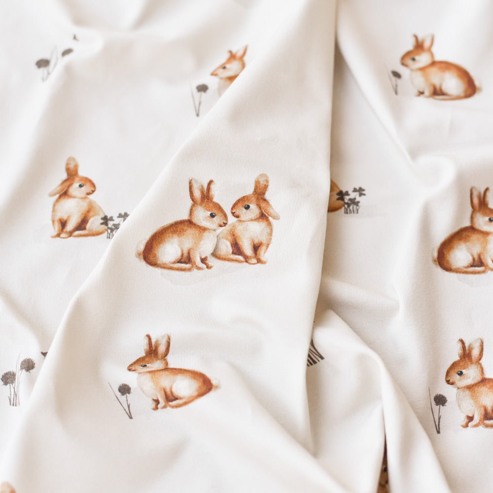 Lotta Langohr hell (Hase) | Jersey & French Terry (BIO)