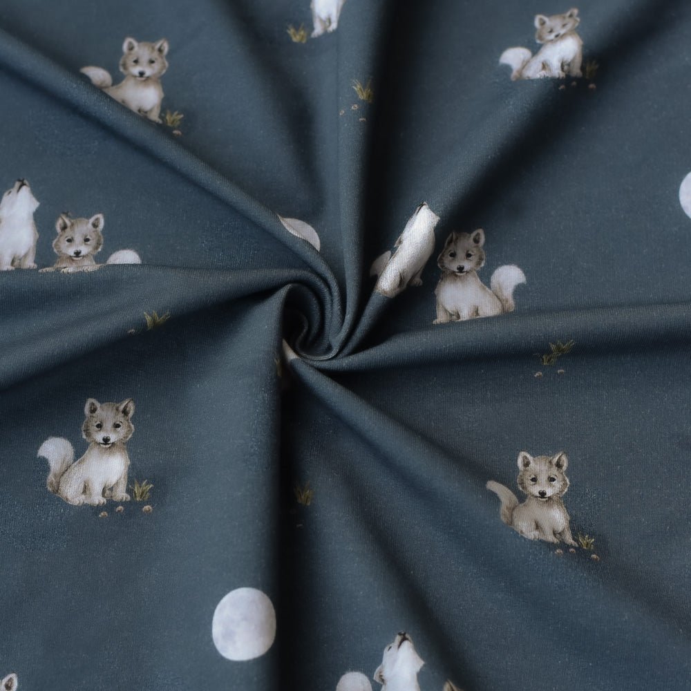 Luna Lupus dunkel (Wolf) | Jersey & French Terry (BIO)