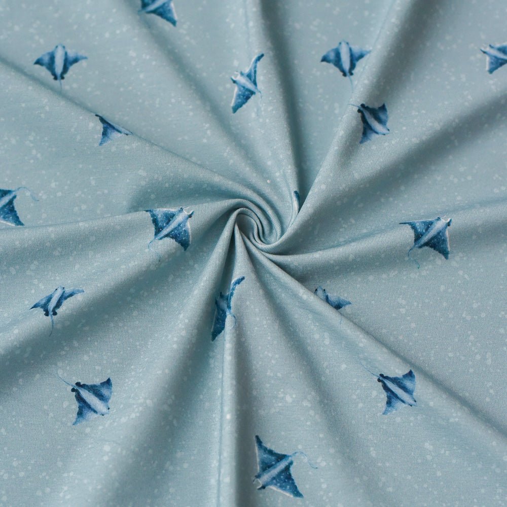 Maui Manta dunkel (Rochen) | Jersey & French Terry (BIO)