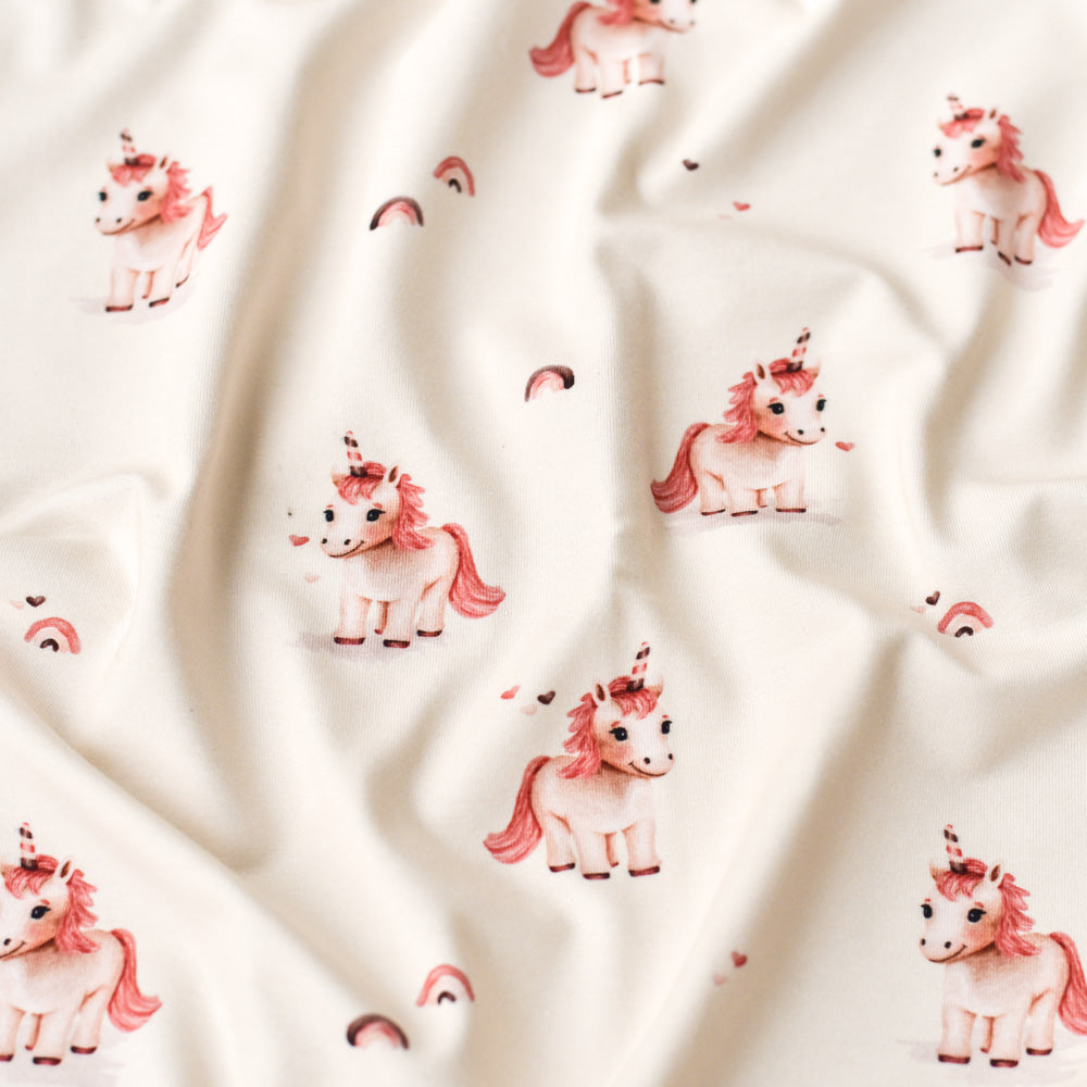 Mirabelle die Magische hell (Einhorn) | Jersey & French Terry (BIO)