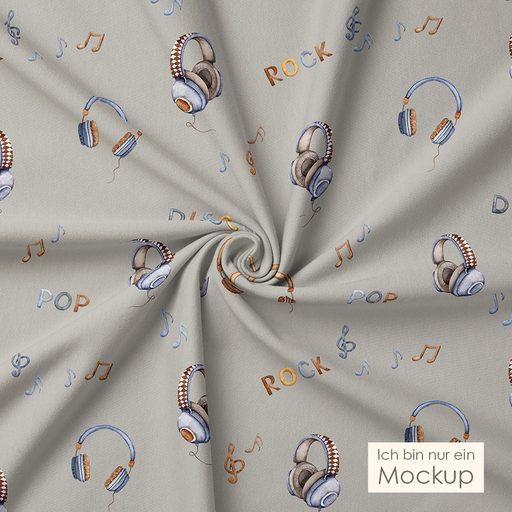 Drop the beat dunkel | Jersey & French Terry (BIO)