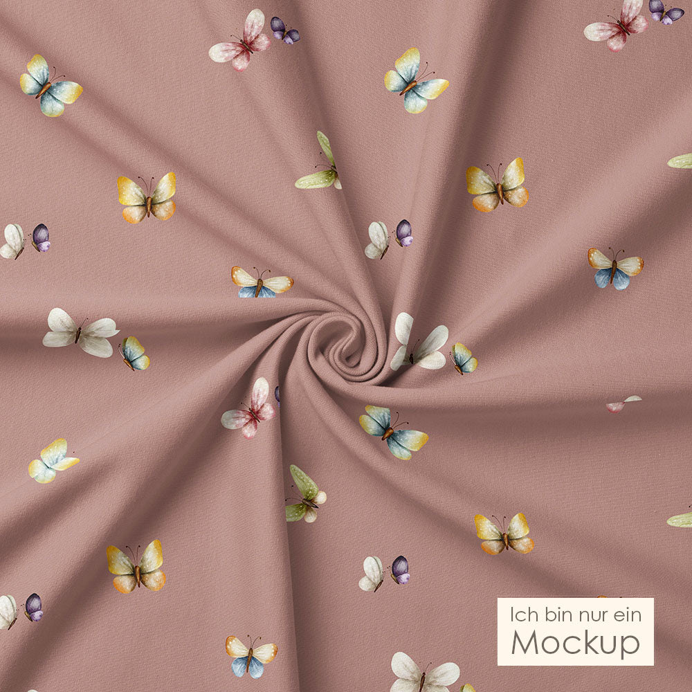 Flattertanz dunkel (Schmetterling) | Jersey & French Terry (BIO)
