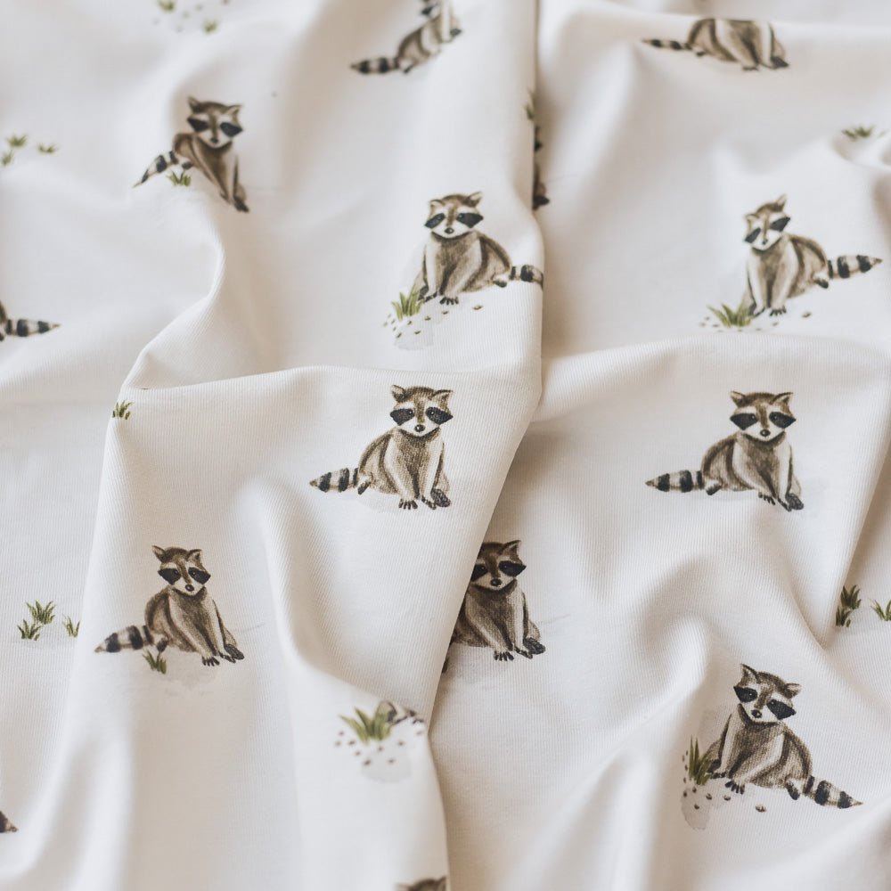 Pauli der Putzige hell  (Waschbär) | Jersey & French Terry (BIO)