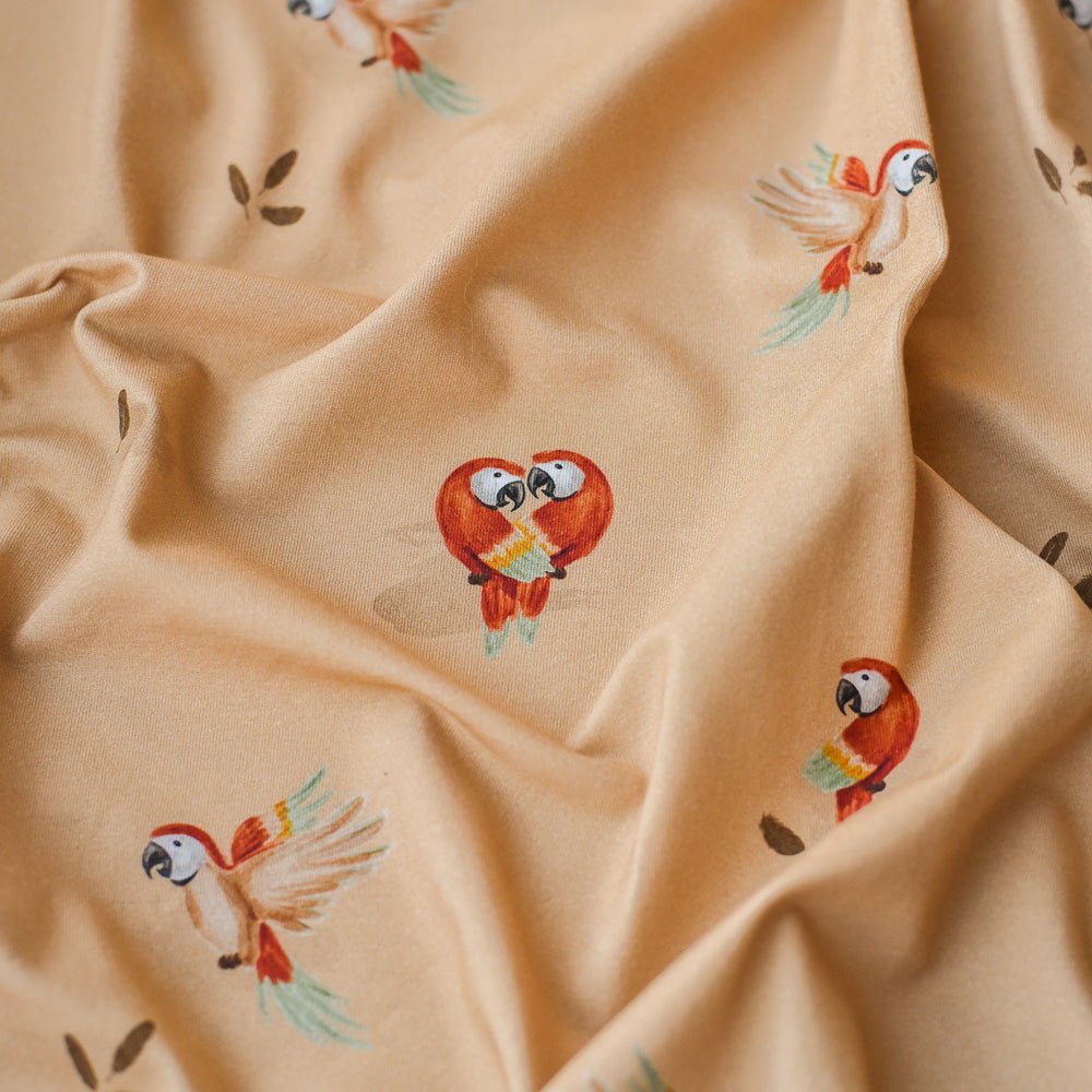 Piet Plapperschnabel dunkel (Papagei) | Jersey  &  French Terry (BIO)