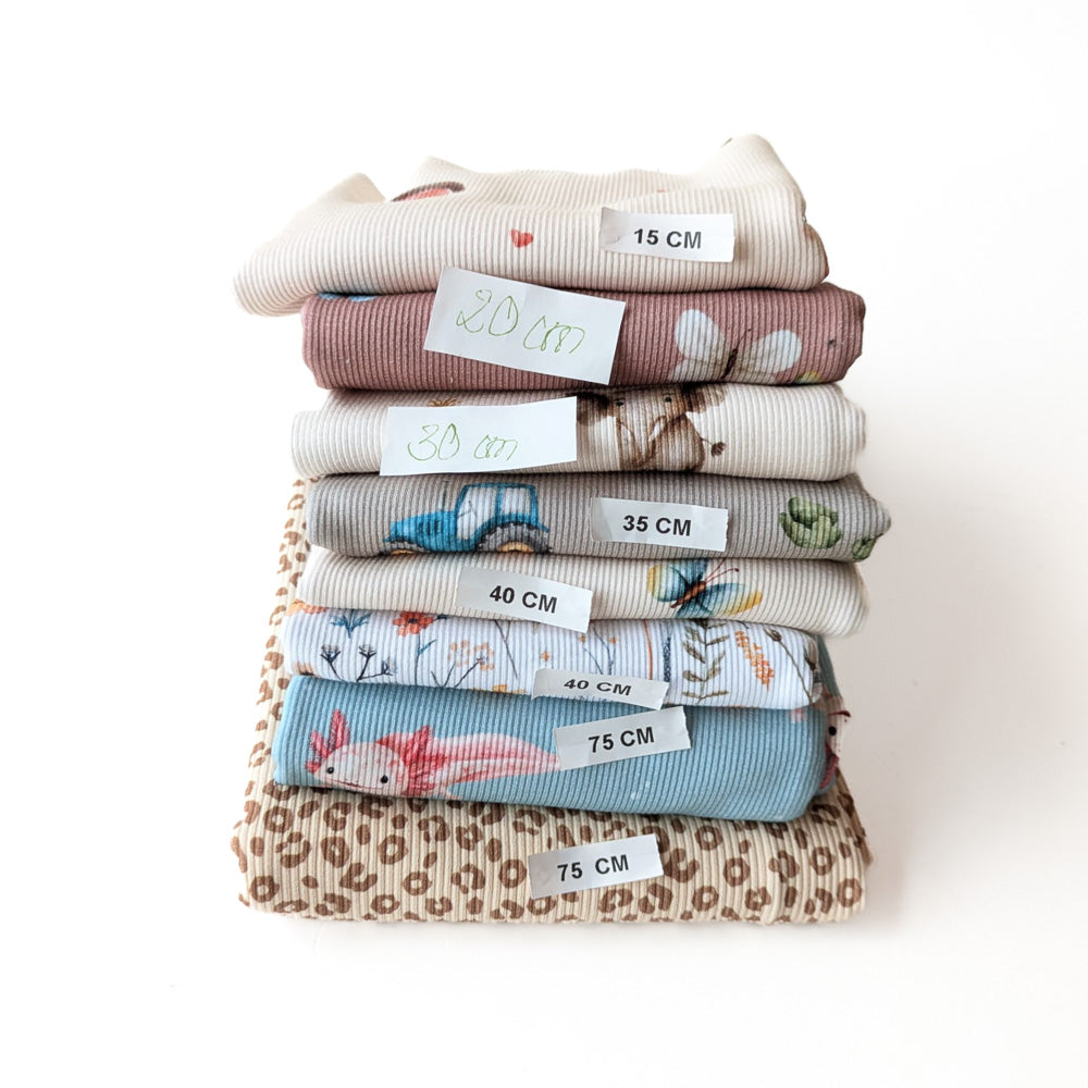 Restepaket Rib-Jersey