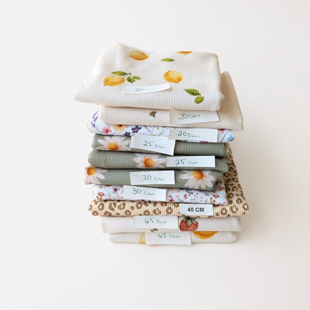 Restepaket Rib-Jersey
