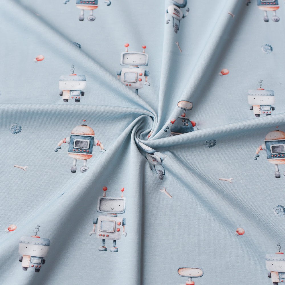 ROB-E dunkel (Roboter) | Jersey & French Terry (BIO)