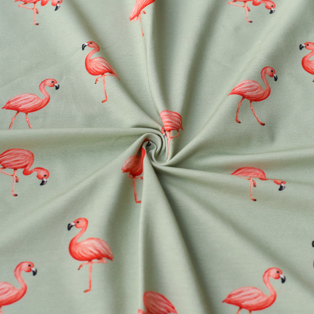 Rosalie die Reizende dunkel (Flamingo) | Jersey &amp; French Terry (BIO)