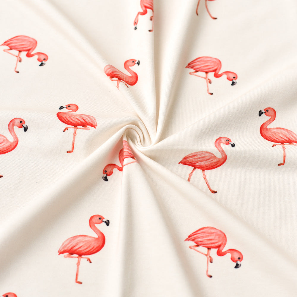 Rosalie die Reizende hell (Flamingo) | Jersey &amp; French Terry (BIO)