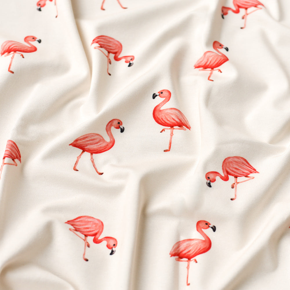 Rosalie die Reizende hell (Flamingo) | Jersey &amp; French Terry (BIO)