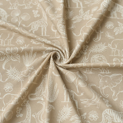 Jersey &amp; French Terry (BIO) | Safarimania dunkel