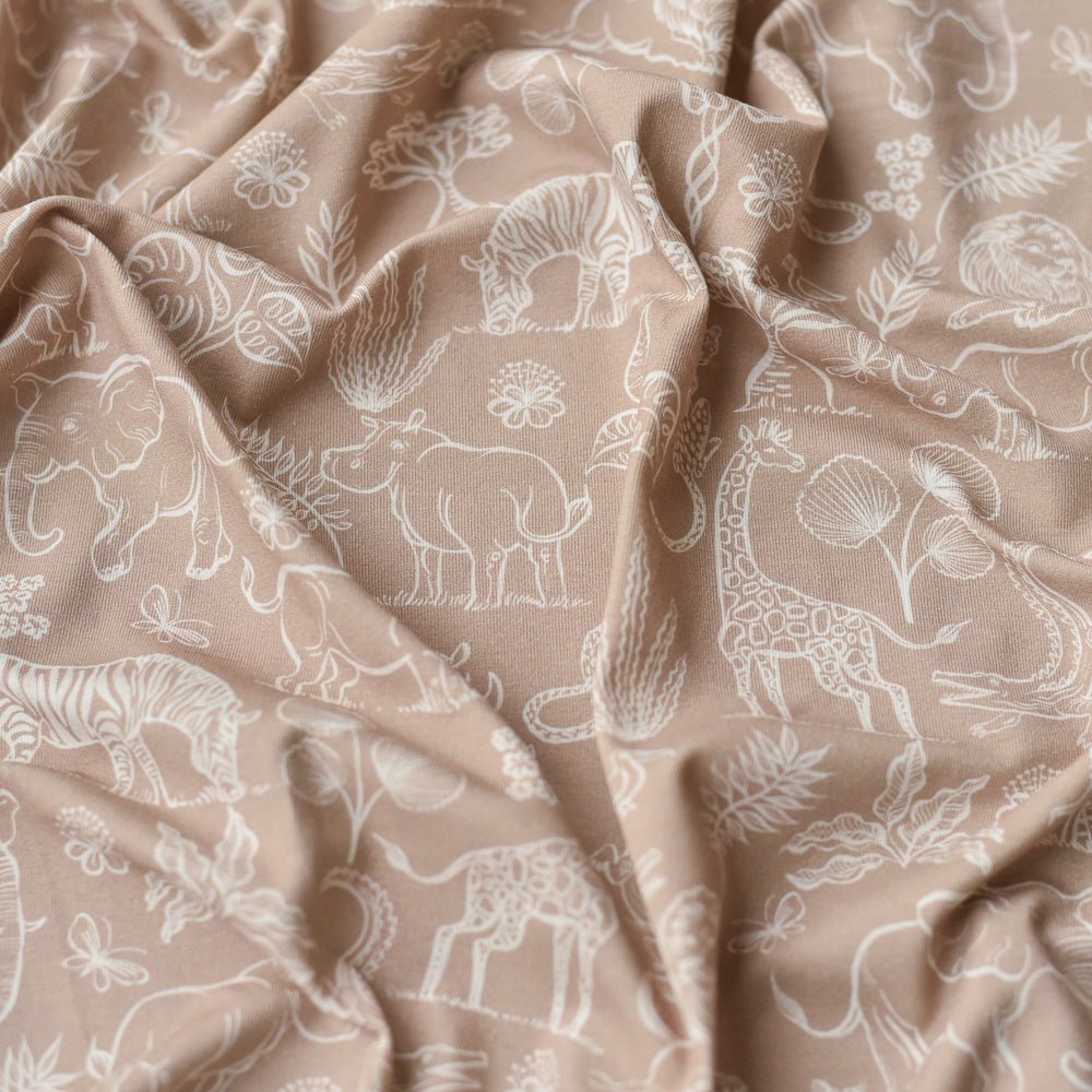 Safarimania dunkel  | Jersey & French Terry (BIO)