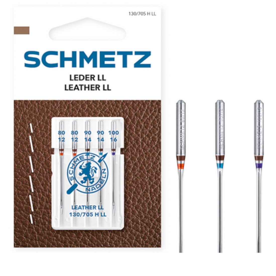 SCHMETZ Leder LL Nadelsortiment 80/12–100/16