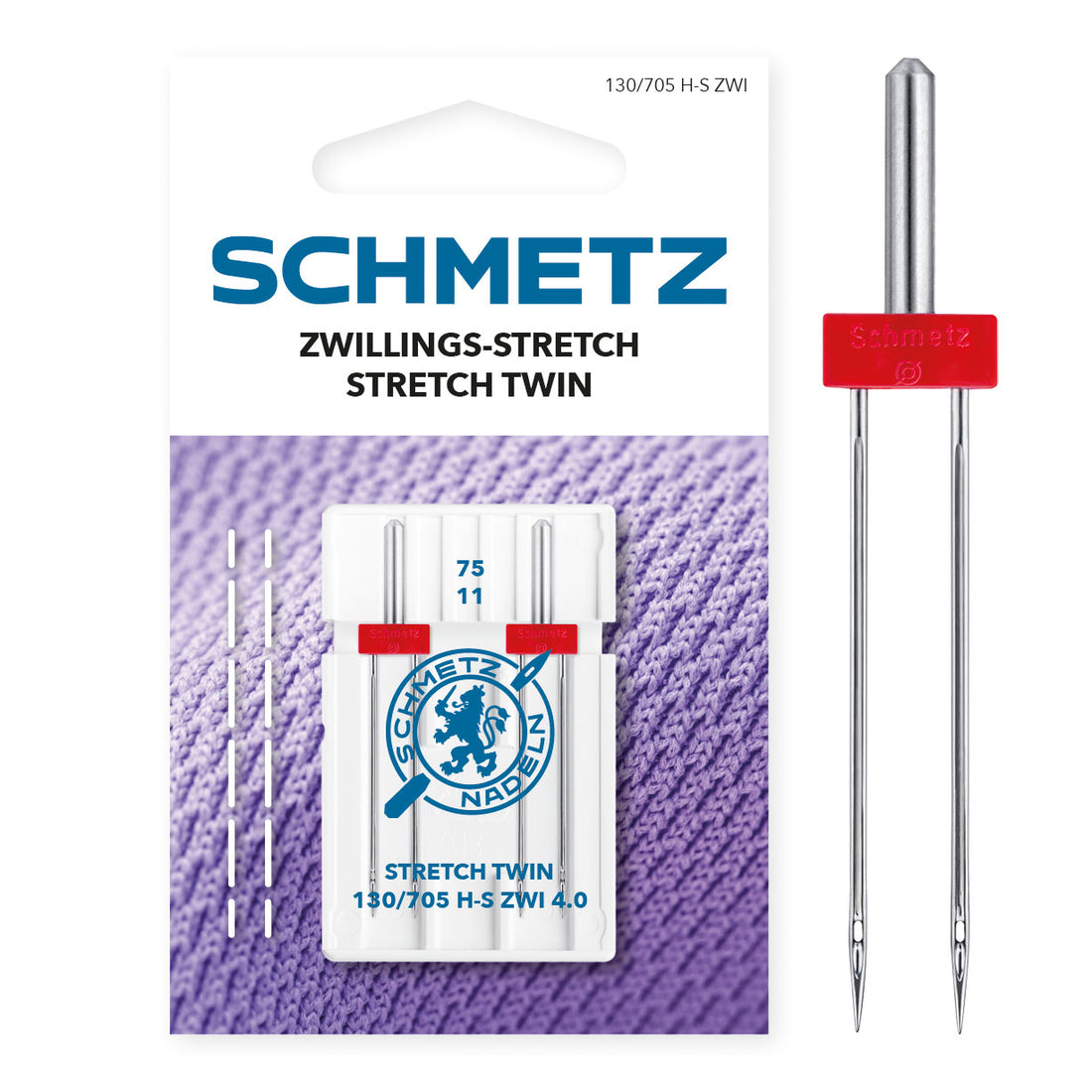 Schmetz Zwillings-Stretch 75/11 4,0 mm
