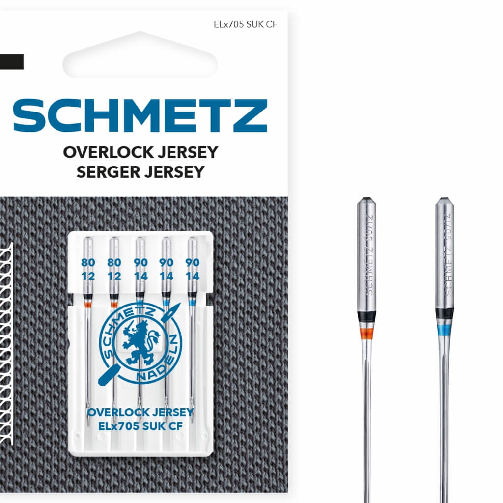 Schmetz Overlock Jersey Sortiment 80/12–90/14