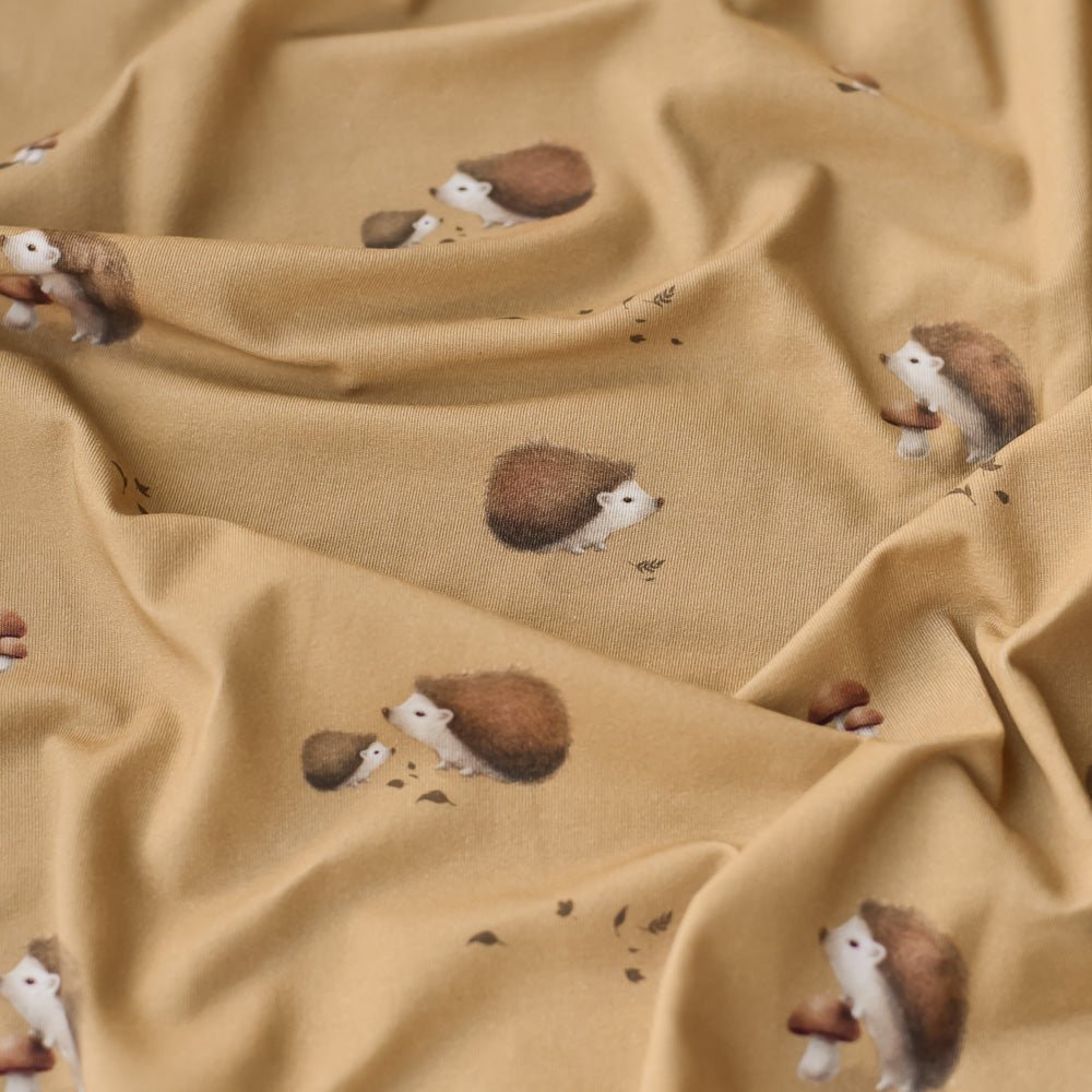 Spiky der Stachlige dunkel (Igel) | Jersey & French Terry (BIO)