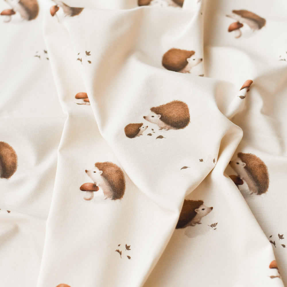 Spiky der Stachlige hell (Igel) | Jersey &amp; French Terry (BIO)