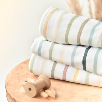 Brush Lines Neutral | Jersey &amp; French Terry (BIO)