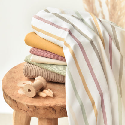 Brush Lines Rosé | Jersey &amp; French Terry (BIO)