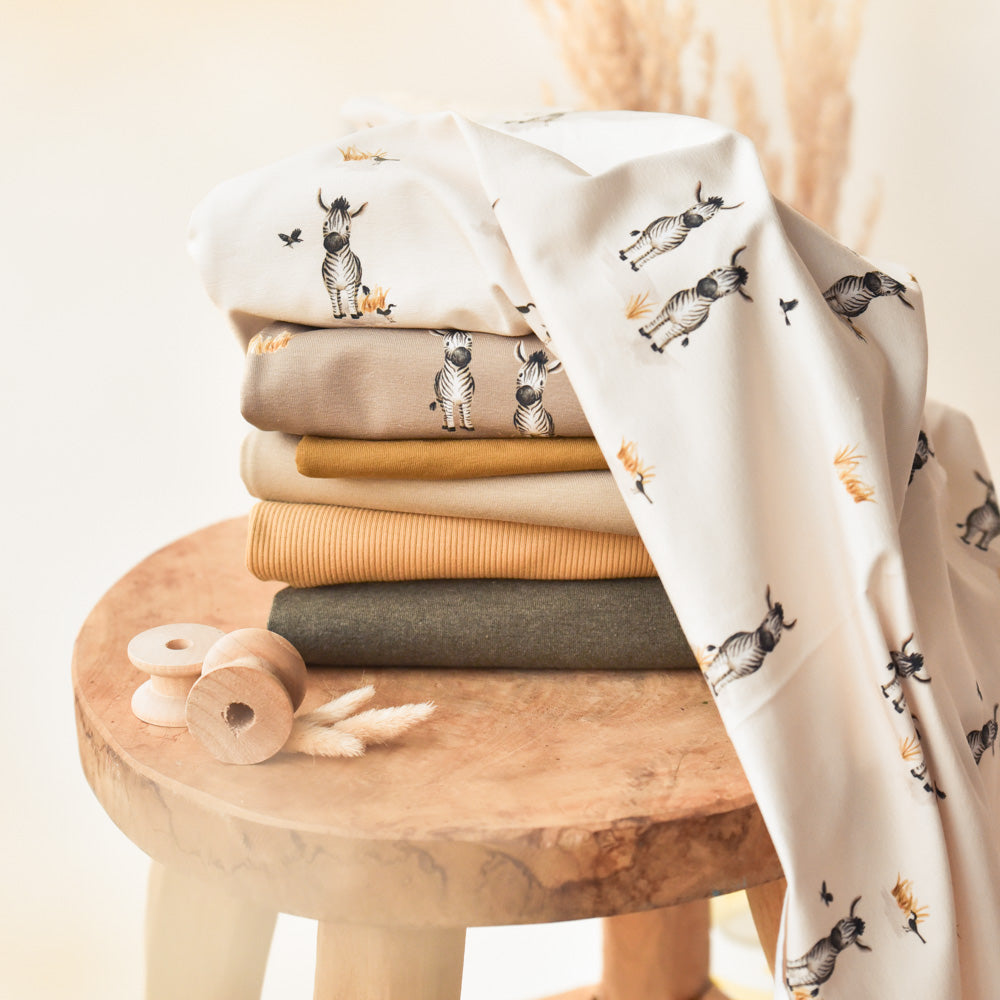 Zilo Zebrino hell (Zebra) | Jersey &amp; French Terry (BIO)