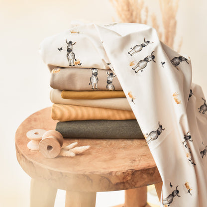 Zilo Zebrino hell (Zebra) | Jersey &amp; French Terry (BIO)