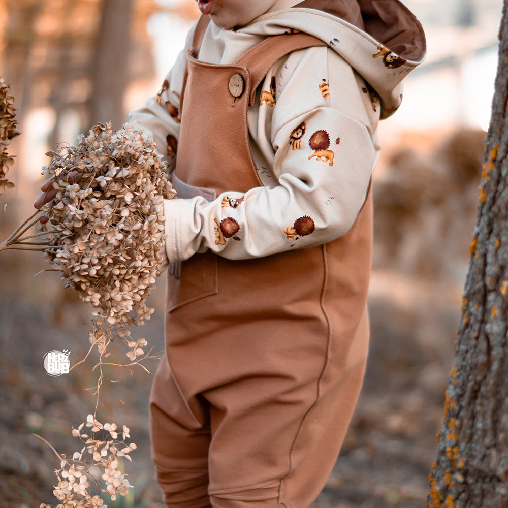 Theo 2.0 dunkel (Löwe) | Jersey &amp; French Terry (BIO)