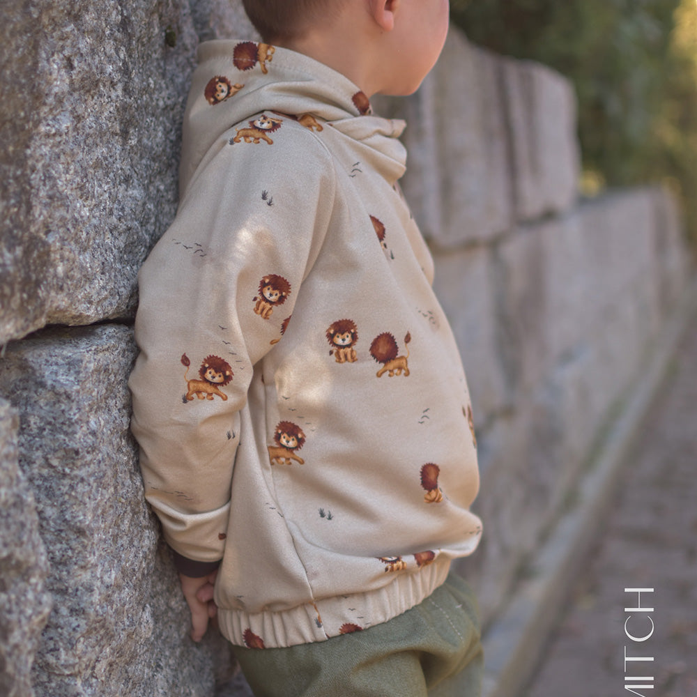 Theo 2.0 dunkel (Löwe) | Jersey &amp; French Terry (BIO)