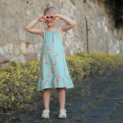 Jersey &amp; French Terry (BIO) | Rosalie die Reizende dunkel (Flamingo)