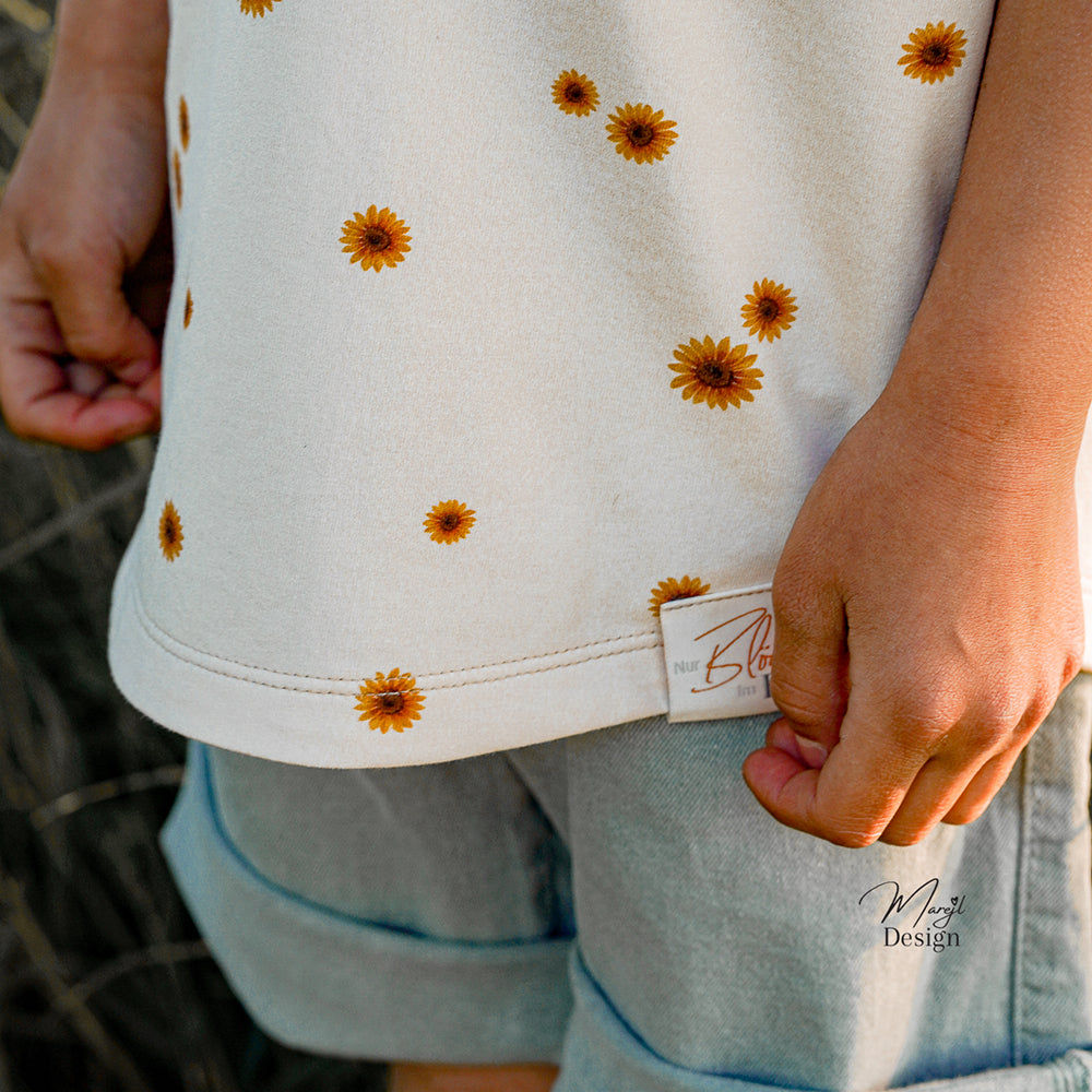 Sunny Sunflowers | Jersey  &amp;  French Terry (BIO)