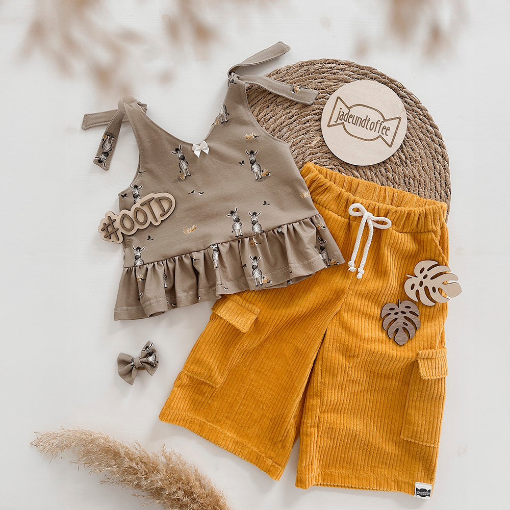 Jersey &amp; French Terry (BIO) | Zilo Zebrino dunkel (Zebra)