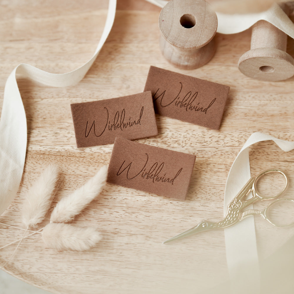 Veganes Kunstlederlabel | Wirbelwind