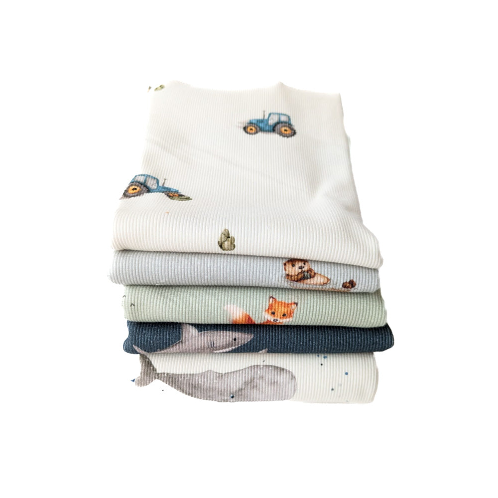 Restepaket Rib-Jersey