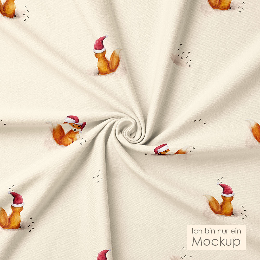 Weihnachtsrosti hell | Jersey & French Terry (BIO)