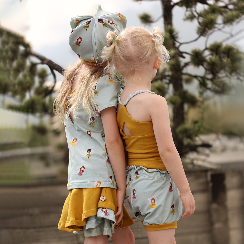 Wunschfunkeln mint (Fee) | Jersey &amp; French Terry (BIO)