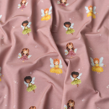 Wunschfunkeln rosa (Fee) | Jersey &amp; French Terry (BIO)