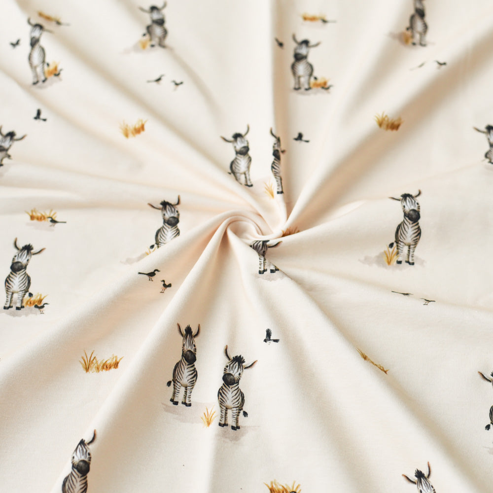 Zilo Zebrino hell (Zebra) | Jersey & French Terry (BIO)